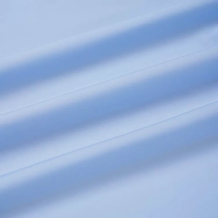 Pale Blue Slim Fit Double Cuff Poplin Formal Shirt